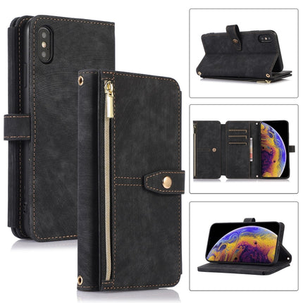Dream 9-Card Wallet Zipper Bag Leather Phone Case, For iPhone 11 Pro, For iPhone 11 Pro Max, For iPhone X / XS, For iPhone XR