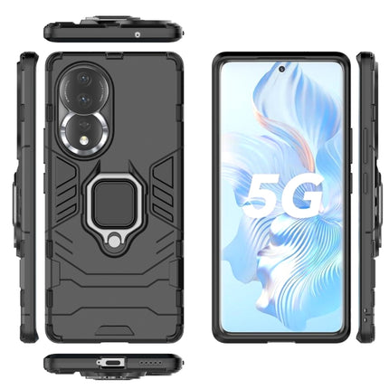 Shockproof PC + TPU Phone Case with Magnetic Ring Holder, For Honor 80, For Honor 80 Pro, For Samsung Galaxy A04e 4G, For Samsung Galaxy A34 5G, For Samsung Galaxy A54 5G