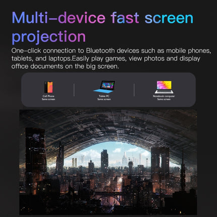 Proyector móvil portátil con WiFi HD y sistema Android S30, enchufe de EE. UU., enchufe de la UE, enchufe del Reino Unido, enchufe de Australia