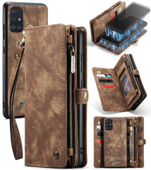 CaseMe-008 Detachable Multifunctional Horizontal Flip Leather Case with Card Slot & Holder & Zipper Wallet & Photo Frame, For Samsung Galaxy A71 4G, For Galaxy A51 4G, For Galaxy A71 4G