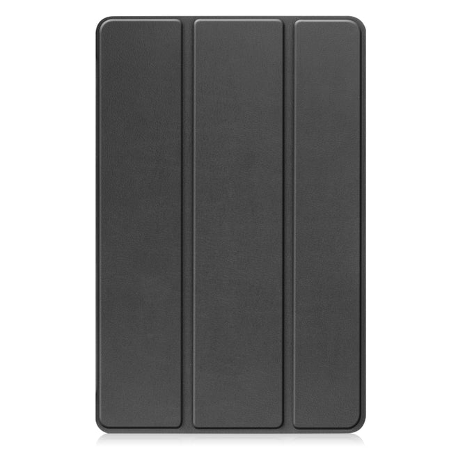 Custer Pure Color 3-Fold Holder Leather Smart Tablet Case, For Nokia T21