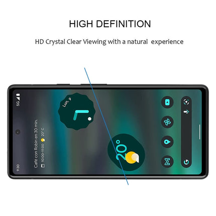 25pcs Full Glue Full Cover Screen Protector Tempered Glass Film, For Google Pixel 6a (25 PCS), For Google Pixel 7 (25 PCS)