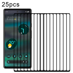 25pcs Full Glue Full Cover Screen Protector Tempered Glass Film