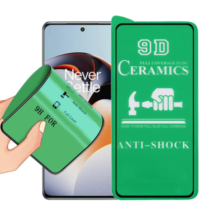 For OnePlus Ace 2/ Ace 2 Pro 9D Full Screen Full Glue Ceramic Film, For OnePlus 11R, For OnePlus Ace 2, For OPPO Find X6, For OPPO Find X6 Pro