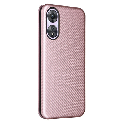 Carbon Fiber Texture Flip Leather Phone Case, For OPPO A58 5G, For Realme 10 4G, For Realme 10 Pro, For Realme GT Neo 3T / GT Neo2 5G