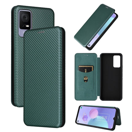 Carbon Fiber Texture Flip Leather Phone Case, For OPPO Reno9 / Reno9 Pro 5G, For TCL 40 R 5G, For TCL 40SE, For TCL 405