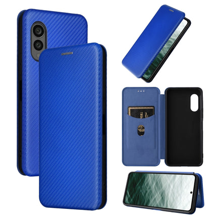 Carbon Fiber Texture Flip Leather Phone Case, For vivo X80 Pro 5G, For vivo X90 Pro+ 5G, For Fujitsu Arrows N F-51C, For Google Pixel 7a