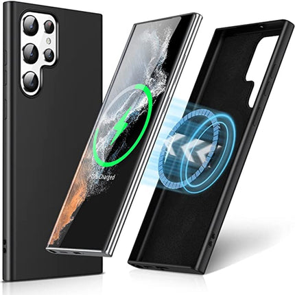 MagSafe Magnetic Liquid Silicone Phone Case, For Samsung Galaxy S23 5G, For Samsung Galaxy S23+ 5G, For Samsung Galaxy S23 Ultra 5G