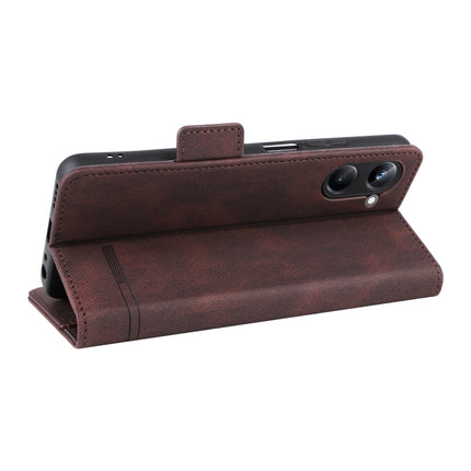Magnetic Clasp Leather Phone Case, For Realme 10 Pro, For Realme 10 Pro+, For Fujitsu Arrows N F-51C, For OPPO A58 5G