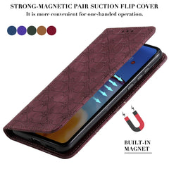 Lucky Flowers Embossing Pattern Magnetic Horizontal Flip Leather Case with Holder & Card Slots, For Huawei P40, For iPhone 11 Pro, For iPhone 11, For iPhone 11 Pro Max, For Huawei P40 Pro, For Huawei P40 Pro+