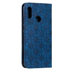 Lucky Flowers Embossing Pattern Magnetic Horizontal Flip Leather Case with Holder & Card Slots, For Huawei Honor 10 Lite