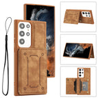 For Samsung Galaxy S22 Ultra 5G / Brown