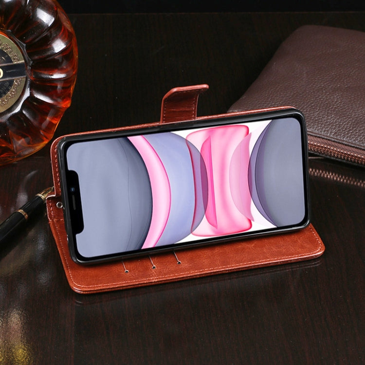 idewei Crazy Horse Texture Horizontal Flip Leather Case with Holder & Card Slots & Wallet, For iPhone 11, For iPhone 11 Pro, For iPhone 11 Pro Max
