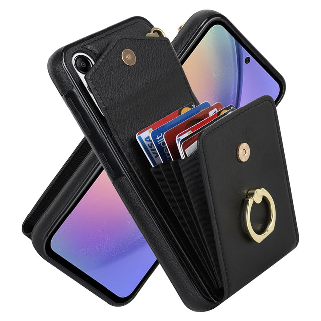 Ring Holder RFID Card Slot Phone Case, For Samsung Galaxy A54 5G, For Samsung Galaxy S23 5G, For Samsung Galaxy S24 Ultra 5G, For Samsung Galaxy S24+ 5G