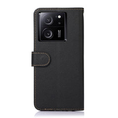KHAZNEH Litchi Texture Leather RFID Phone Case