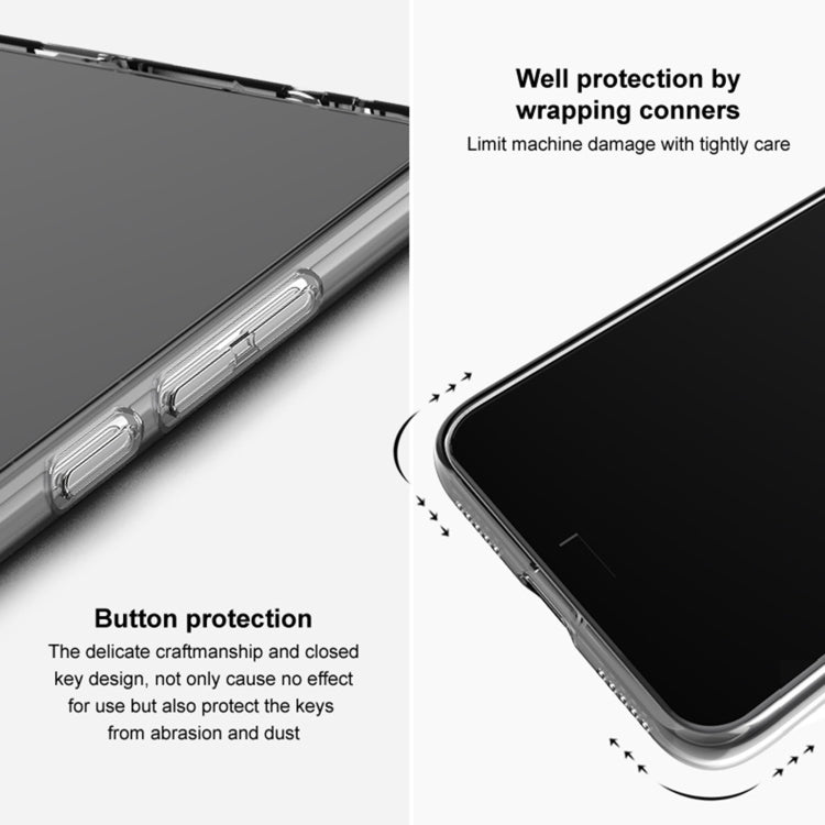 IMAK UX-10 Series Transparent Shockproof TPU Phone Case, For Xiaomi Redmi K60E 5G, For Xiaomi 13 5G, For Xiaomi 13 Pro 5G, For Motorola Moto X40 5G, For Samsung Galaxy A04e 4G, For Samsung Galaxy A34 5G