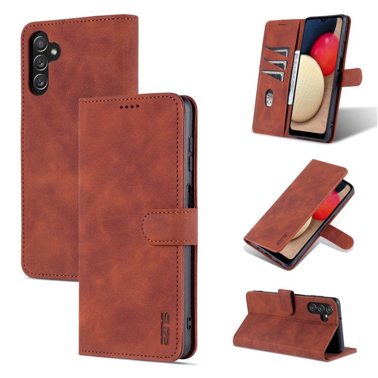 AZNS Skin Feel Calf Texture Flip Leather Phone Case