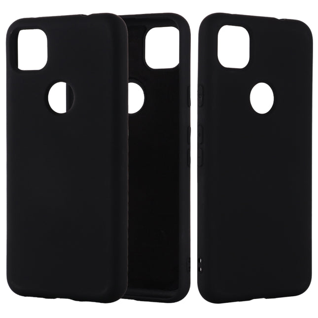 Pure Color Liquid Silicone Shockproof Full Coverage Case, For Google Pixel 4a 4G