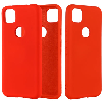 Pure Color Liquid Silicone Shockproof Full Coverage Case, For Google Pixel 4a 4G