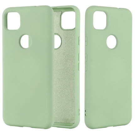 Pure Color Liquid Silicone Shockproof Full Coverage Case, For Google Pixel 4a 4G
