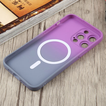 Liquid TPU Silicone Gradient MagSafe Phone Case, For iPhone 14, For iPhone 14 Plus, For iPhone 14 Pro, For iPhone 14 Pro Max