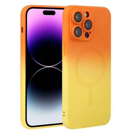 Liquid TPU Silicone Gradient MagSafe Phone Case, For iPhone 14, For iPhone 14 Plus, For iPhone 14 Pro, For iPhone 14 Pro Max
