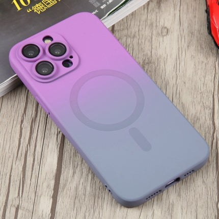 Liquid TPU Silicone Gradient MagSafe Phone Case, For iPhone 13, For iPhone 13 Pro, For iPhone 13 Pro Max, For iPhone 12