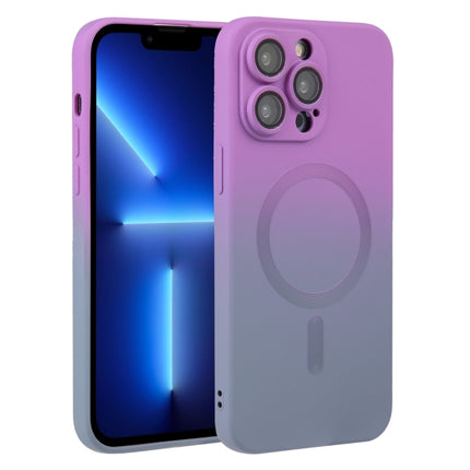 Liquid TPU Silicone Gradient MagSafe Phone Case, For iPhone 13, For iPhone 13 Pro, For iPhone 13 Pro Max, For iPhone 12
