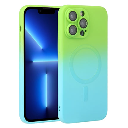 Liquid TPU Silicone Gradient MagSafe Phone Case, For iPhone 13, For iPhone 13 Pro, For iPhone 13 Pro Max, For iPhone 12