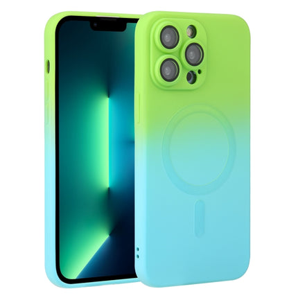 Liquid TPU Silicone Gradient MagSafe Phone Case, For iPhone 13, For iPhone 13 Pro, For iPhone 13 Pro Max, For iPhone 12
