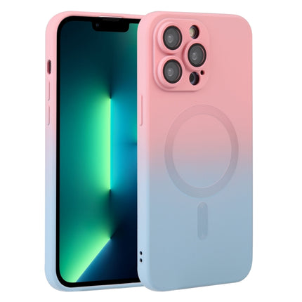 Liquid TPU Silicone Gradient MagSafe Phone Case, For iPhone 13, For iPhone 13 Pro, For iPhone 13 Pro Max, For iPhone 12