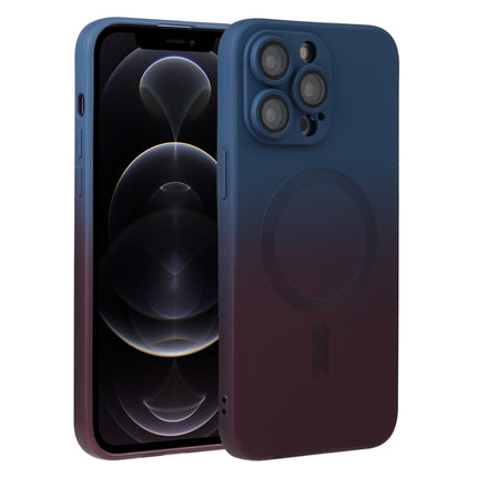 Liquid TPU Silicone Gradient MagSafe Phone Case, For iPhone 12 Pro, For iPhone 12 Pro Max, For iPhone 11, For iPhone 11 Pro Max