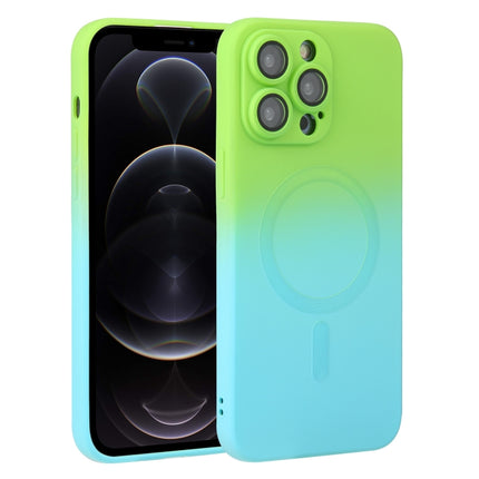 Liquid TPU Silicone Gradient MagSafe Phone Case, For iPhone 12 Pro, For iPhone 12 Pro Max, For iPhone 11, For iPhone 11 Pro Max