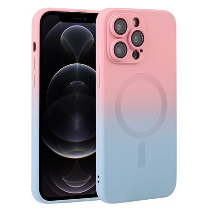 Liquid TPU Silicone Gradient MagSafe Phone Case, For iPhone 12 Pro, For iPhone 12 Pro Max, For iPhone 11, For iPhone 11 Pro Max