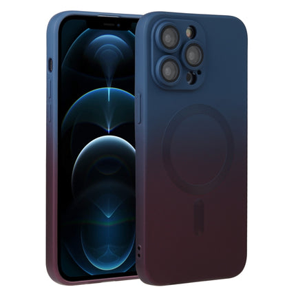 Liquid TPU Silicone Gradient MagSafe Phone Case, For iPhone 12 Pro, For iPhone 12 Pro Max, For iPhone 11, For iPhone 11 Pro Max