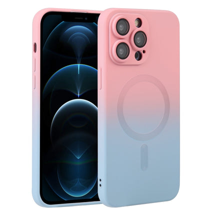 Liquid TPU Silicone Gradient MagSafe Phone Case, For iPhone 12 Pro, For iPhone 12 Pro Max, For iPhone 11, For iPhone 11 Pro Max