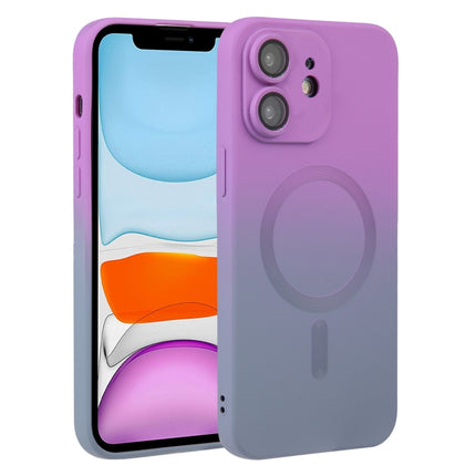 Liquid TPU Silicone Gradient MagSafe Phone Case, For iPhone 12 Pro, For iPhone 12 Pro Max, For iPhone 11, For iPhone 11 Pro Max