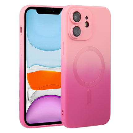 Liquid TPU Silicone Gradient MagSafe Phone Case, For iPhone 12 Pro, For iPhone 12 Pro Max, For iPhone 11, For iPhone 11 Pro Max