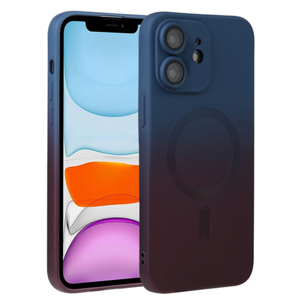 Liquid TPU Silicone Gradient MagSafe Phone Case, For iPhone 12 Pro, For iPhone 12 Pro Max, For iPhone 11, For iPhone 11 Pro Max