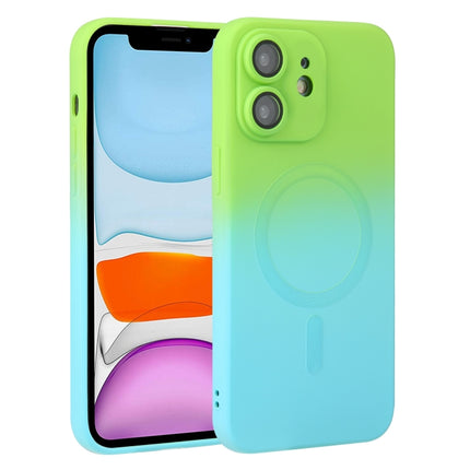 Liquid TPU Silicone Gradient MagSafe Phone Case, For iPhone 12 Pro, For iPhone 12 Pro Max, For iPhone 11, For iPhone 11 Pro Max