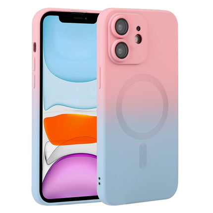 Liquid TPU Silicone Gradient MagSafe Phone Case, For iPhone 12 Pro, For iPhone 12 Pro Max, For iPhone 11, For iPhone 11 Pro Max
