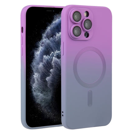 Liquid TPU Silicone Gradient MagSafe Phone Case, For iPhone 12 Pro, For iPhone 12 Pro Max, For iPhone 11, For iPhone 11 Pro Max