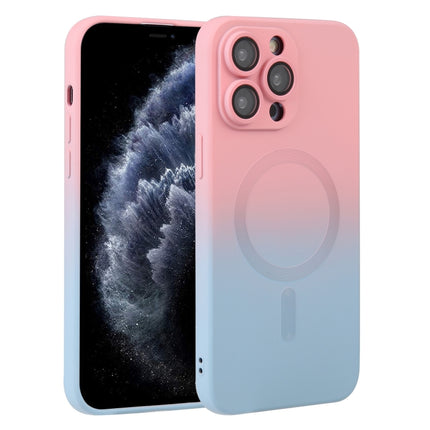 Liquid TPU Silicone Gradient MagSafe Phone Case, For iPhone 12 Pro, For iPhone 12 Pro Max, For iPhone 11, For iPhone 11 Pro Max