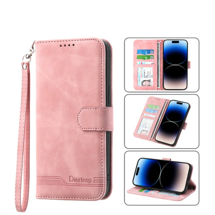 Dierfeng Dream Line TPU + PU  Leather Phone Case, For iPhone 13, For  iPhone 13 mini, For iPhone 13 Pro, For iPhone 13 Pro Max