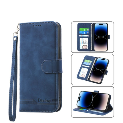 Dierfeng Dream Line TPU + PU  Leather Phone Case, For iPhone 13, For  iPhone 13 mini, For iPhone 13 Pro, For iPhone 13 Pro Max