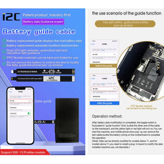 i2C Battery Boot Strap Test Flex Cable, For iPhone 5 SE / 6s / 6 Plus / 6s Plus / 7 / 7 Plus, For iPhone 8 / 8 Plus / X / XR / XS / XS Max / 11 Pro / 11 Pro Max, For iPhone 11 / SE2, For iPhone 12 mini / 12 / 12 Pro / 12 Pro Max / SE3������������������...