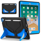For iPad 9.7 2018/2017 / Pro 9.7 2016 / Air 2 / Black+Blue