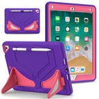 For iPad 9.7 2018/2017 / Pro 9.7 2016 / Air 2 / Purple+Rose