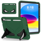 For iPad 10th Gen 10.9 2022 / Green+Black