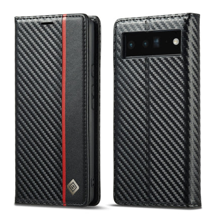 LC.IMEEKE Carbon Fiber Leather Phone Case, For Google Pixel 6a, For Samsung Galaxy A34 5G